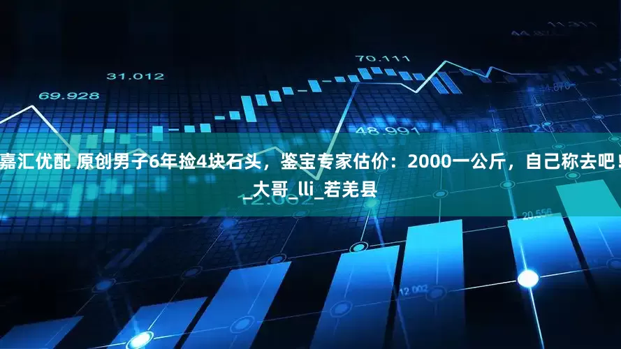 嘉汇优配 原创男子6年捡4块石头，鉴宝专家估价：2000一公斤，自己称去吧！_大哥_lli_若羌县